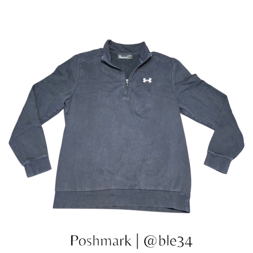 Under Armour Men’s 1/4 Zip Black Pullover